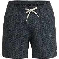Quiksilver Stretch Printed Volley 16 Black Mini Mayhem L