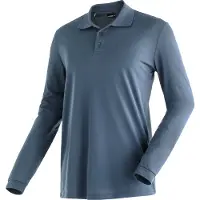Maier Sports "Ulrich L/S" Herren Polo langarm, leichtes Funktionsshirt, Langarmshirt, Reg. Fit