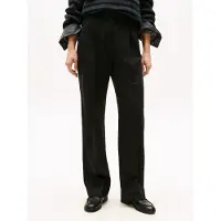 Tommy Hilfiger "TIMELESS WOOL RLXD STRT PANT" mit Wolle
