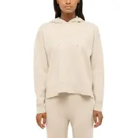 Mustang Sweater "Damen Style Iva", Damen, Gr. L, beige, 50% Viskose, 28% Polyester, 22% Polyamid, relaxed fit normal, Sweatshirts Sweater
