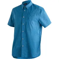 Maier Sports "Mats S/S" Herren Hemd kurzarm, karriertes Freizeithemd, Kurzarmhemd, Regular Fit