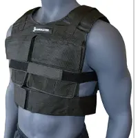 Ironmaster 30 kg Gewichtsweste - Gewichtsweste mit verstellbaren Gewichten - Kraftraining