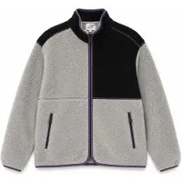 Mazine Color Block Sherpa Herren Fleecejacke grau Größe XL Lifestyle Elastisch