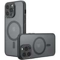 Techsuit – PureFrost MagSafe-Hülle für iPhone 11 Pro – mattes Schwarz