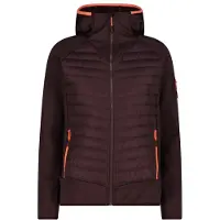 CMP Damen Kapuzensweats lg.Arm Da WOMAN JACKET HYBRID FIX HOOD