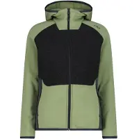 CMP Woman Jacket FIX Hood carbone mel-green tea (66UZ) 36