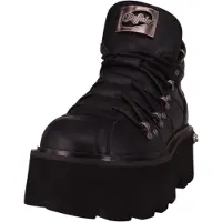 Buffalo Damen Elegante Stiefelette Brake Hike LO PD00018511 Schwarz