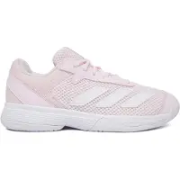 Adidas Tennisschuh PERFORMANCE "COURTFLASH KIDS", Jungen, Gr. 38, rosa (distilled pink, ftwr weiß, ftwr weiß), Synthetik, Textil, Schuhe Tennisschuh, für Hartcourt, All-Court