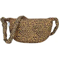 Fritzi aus Preußen Schultertasche Tonnje Banana Crossbody Cheetah Mustard Black hellbraun