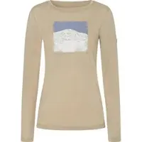 Super.natural W Lithography Mountain LS white pepper/various (Y42) L