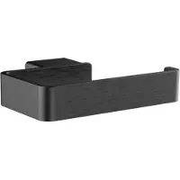 Emco loft Papierhalter ohne Deckel, 050000501, Farbe: Schwarzchrom gebürstet