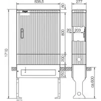 Hager ZAK177A KVS, ZAS, BR177, +SaS4xE-Cu30x6mm