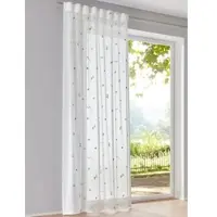 HEINE Gardine HOME Gr. 2, bunt (weiß, bunt), B:140cm H:175cm, Polyester, Gardinen, Gardine