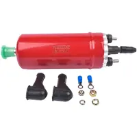 StarTech.com Universale Kraftstoffpumpe - Elektrische 12V In-Line Pumpe - Ersatz für OE 0580464070 7700722393 - Autoersatzteil - Rot