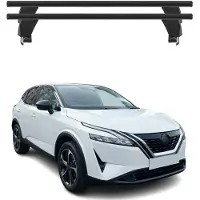 Menabo Dachträger Grundträger für Nissan Qashqai III J12 2021- Alu Schwarz 2tlg
