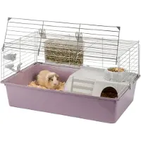 Ferplast Meerschweinchenkäfig, Kleintierkäfig, CAVIE 15 Kleintierzubehör inklusi