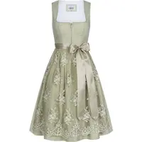 Nübler Dirndl NÜBLER "Mini Dirndl Kisha", Damen, Gr. 44, EURO, grün, Obermaterial: 90% Leinen LI. 10% Polyester PES., Kleider Dirndl