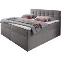 Home affaire Boxbett , grau (taupe), B:182cm L:210cm, Komplettbetten, Boxbett