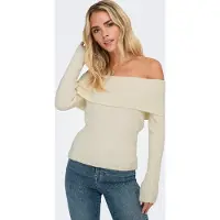 ONLY "ONLKATIA LIFE LS OFF SHOULDER KNT NOOS" Viskosemischung, regular fit