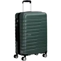 Markenlos Tourister Flashline - Spinner M, Koffer, 67 cm, 69/75 L, Dunkelgrün
