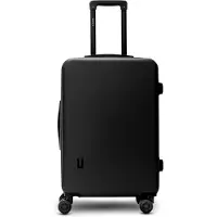 Markenlos mittelgroßer Hartschalen Check-in Koffer | Trolley 44 x 25 x 67 cm aus hochwertigem ABS Material | Ultra-leicht nur 3,29 kg für Damen & Herren | 4 Doppelrollen & TSA-Schloss (Essentials 09)