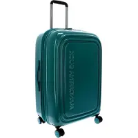 Markenlos Logoduck + Glitter Erweiterbarer Trolley Glitter Grün 69 cm