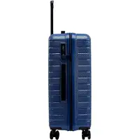Markenlos Wings Crake Mittel Koffer 24“, Reisegepäck für Flugreisen, 4 Lenkrollen aus 100% Polycarbonat, Blau