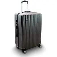 Markenlos Hartschalen Trolley Koffer Größe XL - Modell General (Grau)