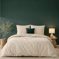 Merkloos Bettbezug Set 240 x 220 cm mit 2 Kissenbezügen 65 x 65 cm