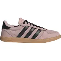 Adidas Sneaker SPORTSWEAR "BREAKNET SLEEK", Damen, Gr. 37, dual lila, core schwarz, gum 3, Leder, Synthetik, Schuhe Sneaker, inspiriert vom Design des handball spezial, Topseller