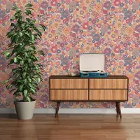 A.S. Création "Retro Chic florale Tapete Mustertapete Retro Blumen" matt strukturiert Vintage Vliestapete für Schlafzimmer Küche Wohnzimmer Floral Design