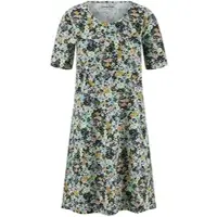 Green Cotton Jersey-Kleid Louis grün