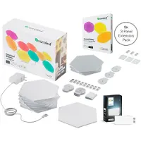 Philips Hue Hexagon Starter-set (15 Panels) + Wandleuchtenmodul