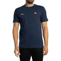 Ellesse T-Shirt "FLORAN TEE", Herren, Gr. M, blau (navy), Obermaterial: 100% Baumwolle, normal, Rundhals, Shirts T-Shirt, mit Rundhalsausschnitt, Kurzarm-Design, aus Baumwolle, normale Länge