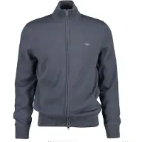 Gant Sweatshirt "Strickjacke CASUAL COTTON ZIP CARDIGAN", Herren, Gr. XL, grau (mittelgrau), Obermaterial: 100% Baumwolle CO., Sweatshirts Sweatshirt
