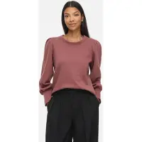 Vila Vivera Rundhals Langärmeliges Sweatshirt
