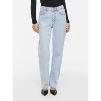 Vila Vikelly Mid Waist Straight Fit Jeans