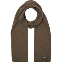 Jack & Jones Strickschal "JACDNA KNIT SCARF NOOS", Herren, cocoa, Strick, Kunstfaser, unifarben, Modetücher Strickschal, Kunstfaser, aus Strickmaterial