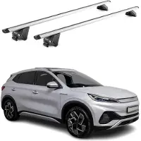 Aurilis Dachträger Grundtäger für BYD Atto 3 2022-2025 100kg Aluminium Silber 2tlg ABE