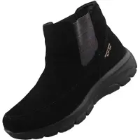 SKECHERS Easy Going-Casual Icon Damen Stiefelette Schwarz 169109-BBK