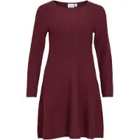 Vila Vivaluni Kurzes Strickkleid