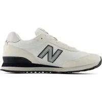New Balance Sneaker "515", Mädchen, Gr. 45, weiß (nb 103 weiß, schwarz night, silber metallic), Leder, Textil, Schuhe Sneaker