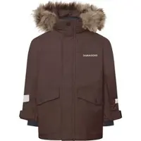 Didriksons Bjärven Kids Parka 5 shadow brown (F13) 80
