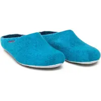 Magicfelt Filz-Hausschuh AP 701 aus 100% Merino-Wolle | Pantoffeln für Damen & Herren Petrol ,36