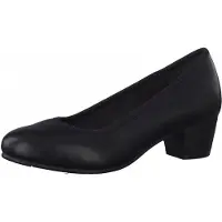 Jana Softline Weite H Damen Pumps in Schwarz, Größe 40