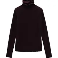 Jeanne Baret Reunion Turtle Neck T-Shirt Black Berry Black Berry 40