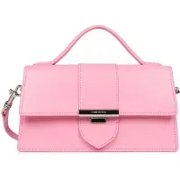 Merkloos Lange Tasche Paris Ily in Rosa