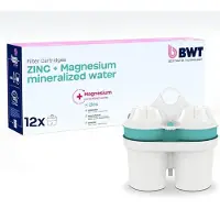 Merkloos Wasserfilterpatronen mit Magnesium für Trinkwasser, Packung von 12