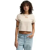 Billabong T-Shirt "TRIPLE STACKED", Damen, Gr. L (40), beige (oatmeal), Obermaterial: 100% Baumwolle, Shirts T-Shirt, aus Baumwolle, für Erwachsene, in den Größen XS bis XL