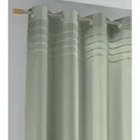Kutti Heimtextilien Vorhang "Kessy" Ösen 1 Stk. tlg. Eleganter Uni-Vorhang mit dekorativer Biesenblende